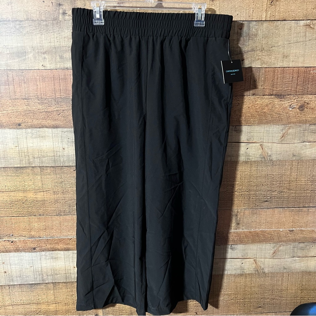 Cynthia Rowley Wide Leg Capri Pants Large Nwt